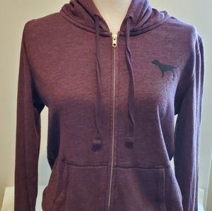 PINK VICTORIA'S SECRET Plum Zip-Up Hoodie/Jacket